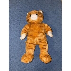 Build A Bear BAB Cat Stuffed Plush Orange Tabby 17"